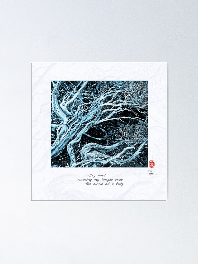 Alternate view of Valley Mist Poster