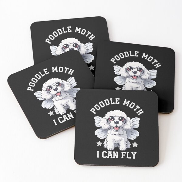 Item preview, Poodle moth designed and sold by VibeStyleShop.
