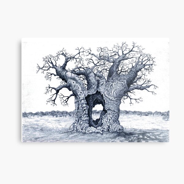 Item preview, So Grand: A Pencil Drawing of a Massive Baobab Tree in South Africa designed and sold by IDoMatterROSASS.