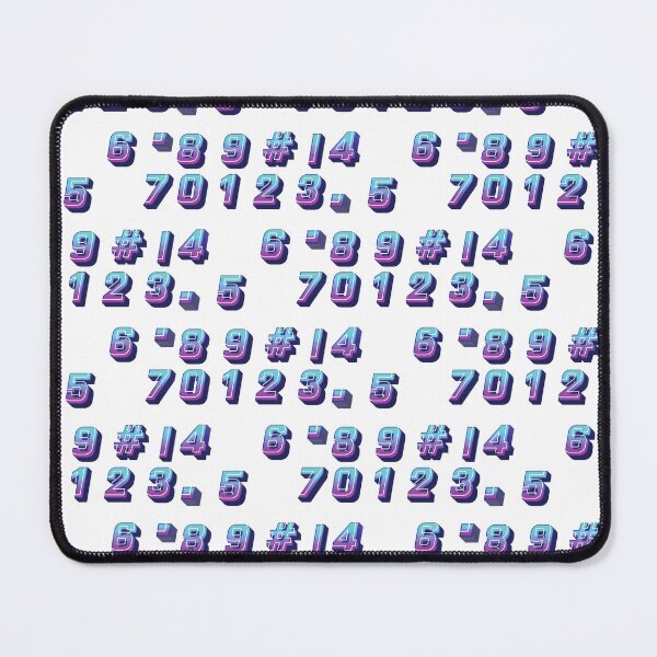 Item preview, sticker pack,  3D digital art of a futuristic numbers designed and sold by Numbers-Art.