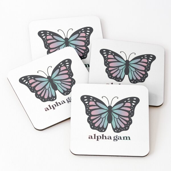Item preview, Alpha Gam Butterfly designed and sold by sweetasmaple.