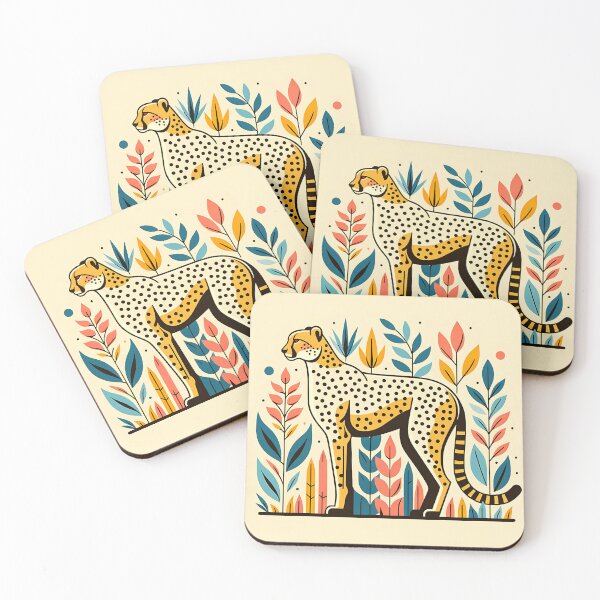 Item preview, Cheetah And Plants designed and sold by TheAnimalZ00.