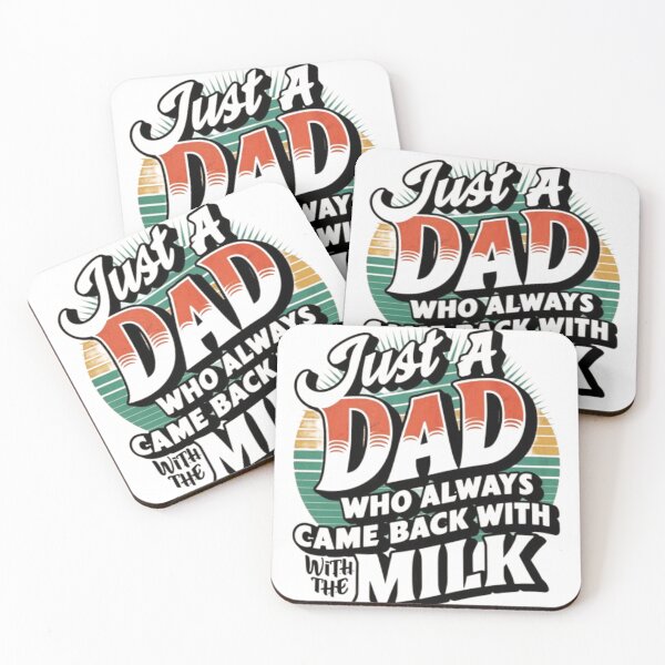 Item preview, "Retro Father's Day Tank Top: 'JUST A DAD WHO ALWAYS CAME BACK WITH THE MILK' – Nostalgic Typography & Vintage-Inspired Design" designed and sold by Chandrakant750.