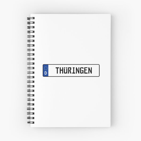 Artikelvorschau, Thüringen Kennzeichen entworfen und verkauft von snxworld.