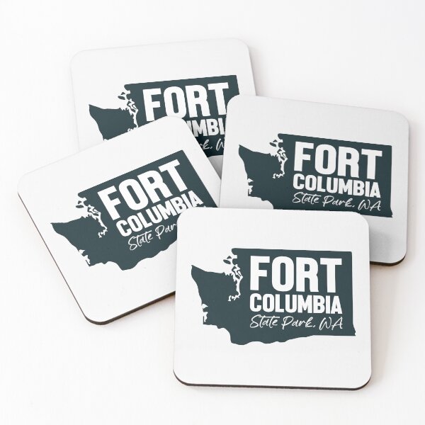 Item preview, Fort Columbia State Park Washington Map designed and sold by bivenart.