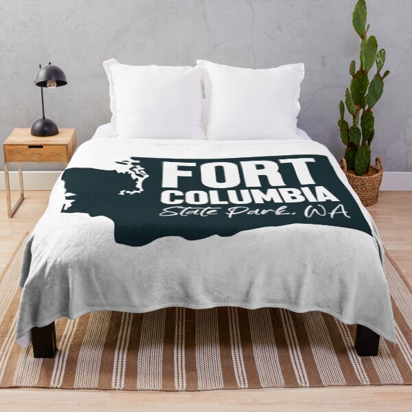 Item preview, Fort Columbia State Park Washington Map designed and sold by bivenart.