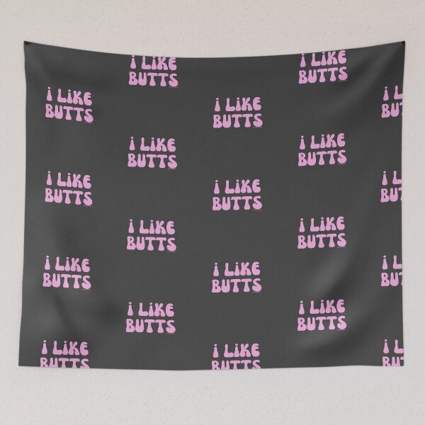Item preview, I like butts, pink, v3b | @lilsboobthangs designed and sold by lilsboobthangs.
