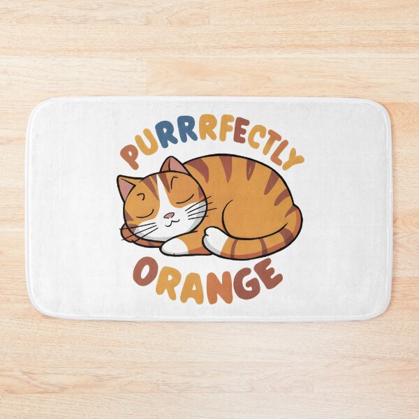 Item preview, Purrrfectly Orange Cat Sleeping ZzZzZz designed and sold by deviatepolo.