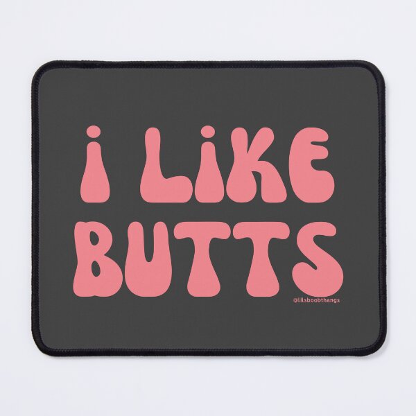 Item preview, I like butts, orange, v5b | @lilsboobthangs designed and sold by lilsboobthangs.