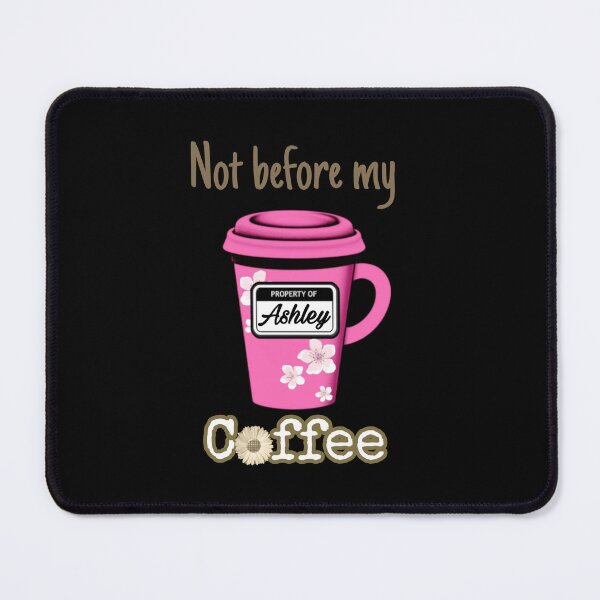 Item preview, Ashley name personalized coffee cup designed and sold by Roxburylane.