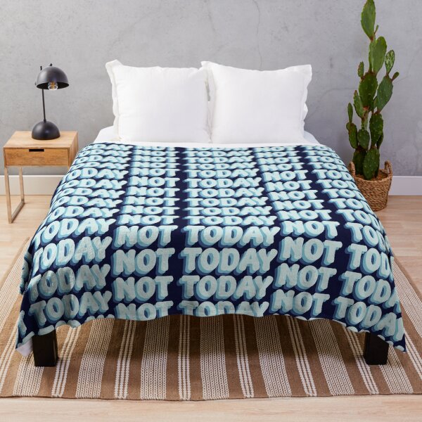 Item preview, Not today, Typography designed and sold by Sakurafy.