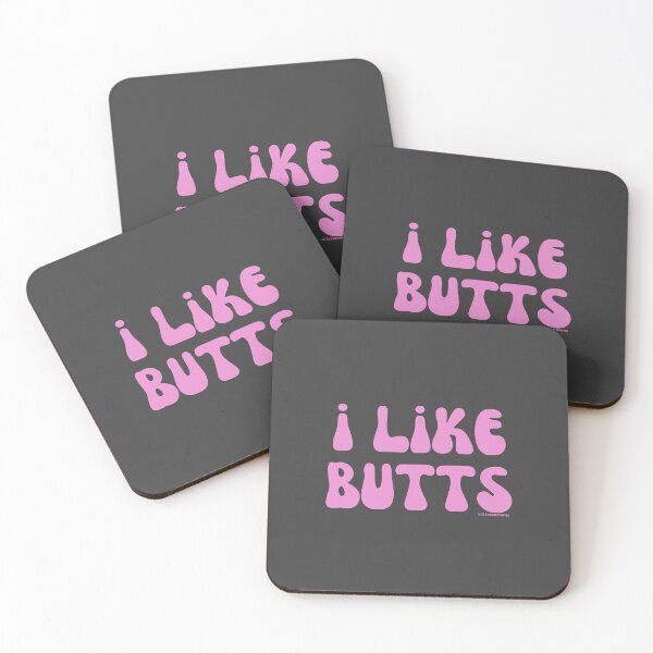 Item preview, I like butts, pink, v11b | @lilsboobthangs designed and sold by lilsboobthangs.