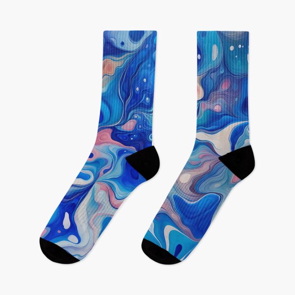 Item preview, Floral Ocean Dance Abstract Art Design  designed and sold by AussieMuma.