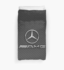 mercedes amg logo carbon Duvet Cover