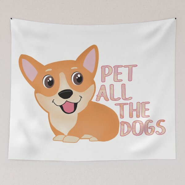 Item preview, Pet All the Dogs Corgi Image designed and sold by sweetasmaple.