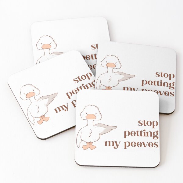 Item preview, Stop Petting My Peeves Silly Goose designed and sold by mind over morgan .