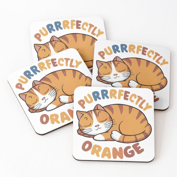 Item preview, Purrrfectly Orange Cat Sleeping ZzZzZz designed and sold by deviatepolo.
