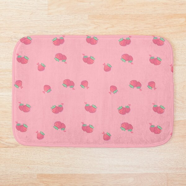 Item preview, Cute Kawaii Pink Strawberry designed and sold by YumiiWorld.