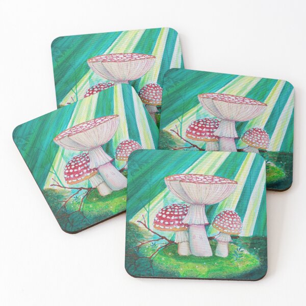 Item preview, Mushrooms deep designed and sold by Dawnflower creations.