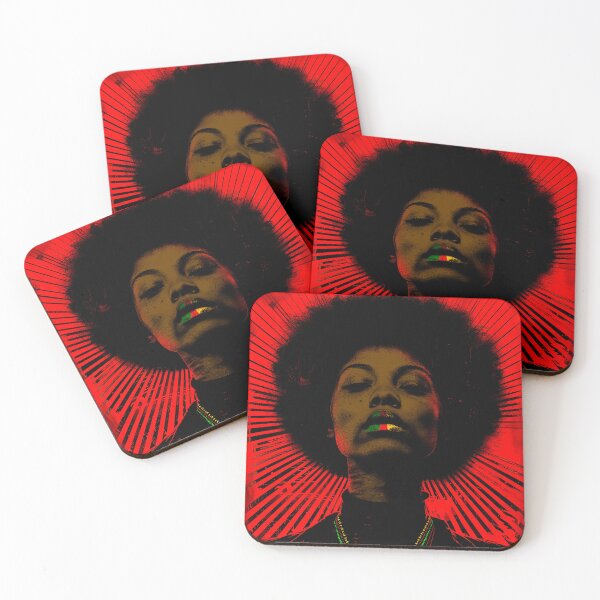 Item preview, Juneteenth Black woman with Pan african Lipstic designed and sold by TQDitty.