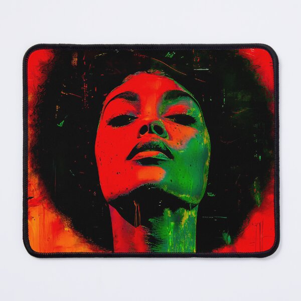 Item preview, JUNETEENTH Themed Painting, Black woman with Afro. designed and sold by TQDitty.