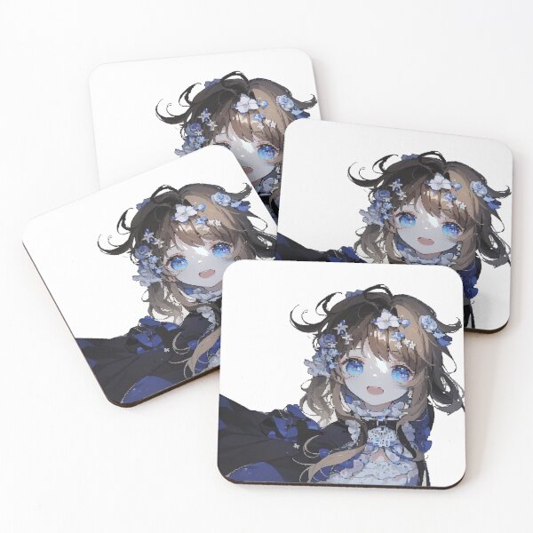 Item preview, Joyful Maiden Amidst Blue Blossoms designed and sold by Eternalstella.