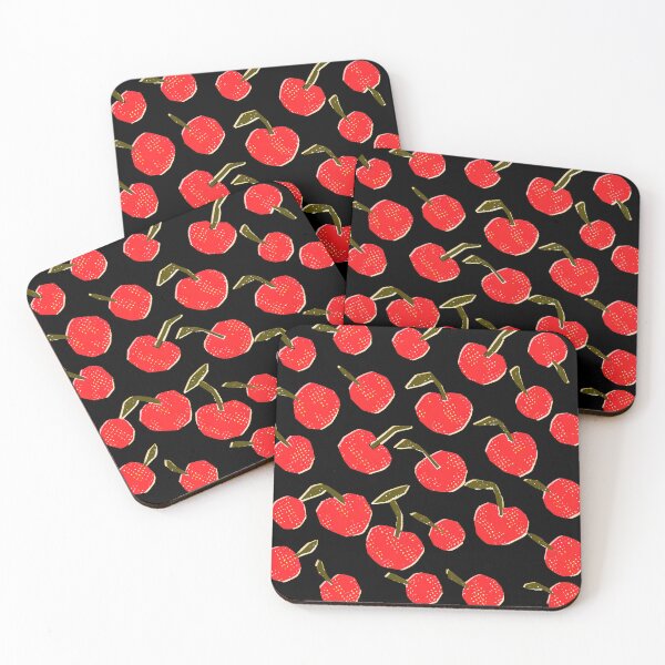Item preview, Cherry Pattern Risograph Print designed and sold by KokoroCreations.