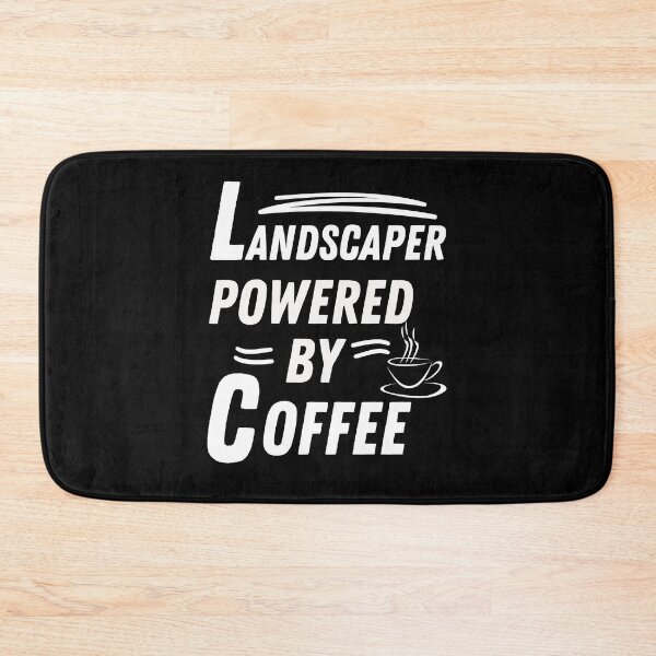 Item preview, Landscaper powered by coffee designed and sold by annoying-shirts.