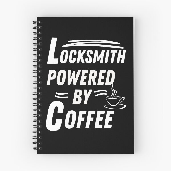 Item preview, Locksmith powered by coffee designed and sold by annoying-shirts.