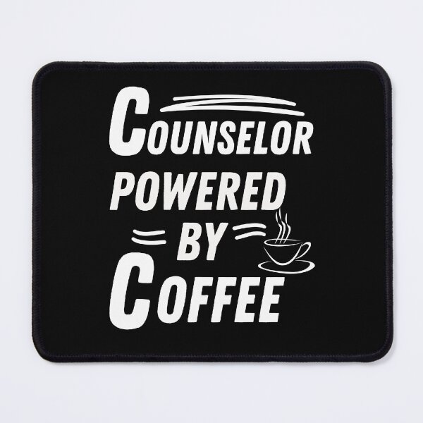 Item preview, Counselor powered by coffee designed and sold by annoying-shirts.