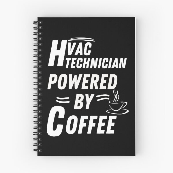 Item preview, HVAC Technician powered by coffee designed and sold by annoying-shirts.