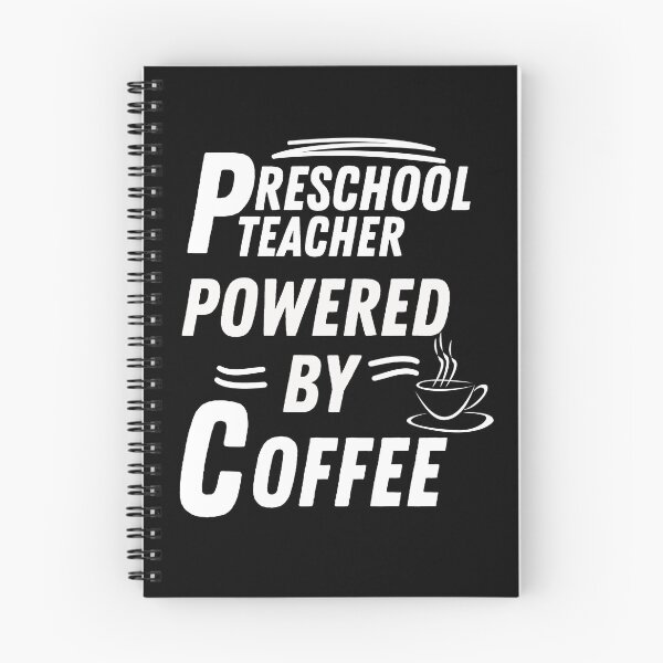 Item preview, Preschool Teacher powered by coffee designed and sold by annoying-shirts.