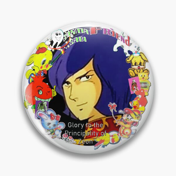 Item preview, Mobile Suit Gangweed Garma Zabi Charma Ultimate Fujoshi Yaoi Gift Idea Print designed and sold by MadAnglerPress.