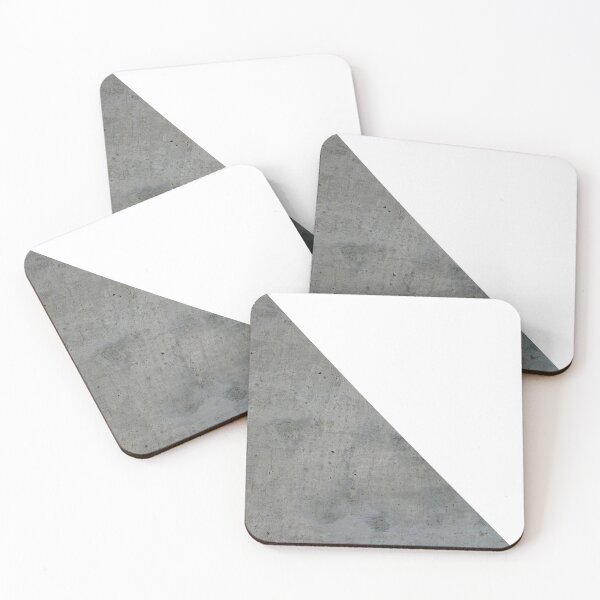 Item preview, Concrete grey and white geometric background designed and sold by by-jwp.