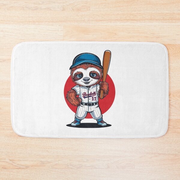 Item preview, Baby Sloth Baseball Player designed and sold by likbatonboot.