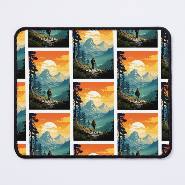 Item preview, Sagarmatha National Park Himalayan Peaks designed and sold by NeuralVibe.