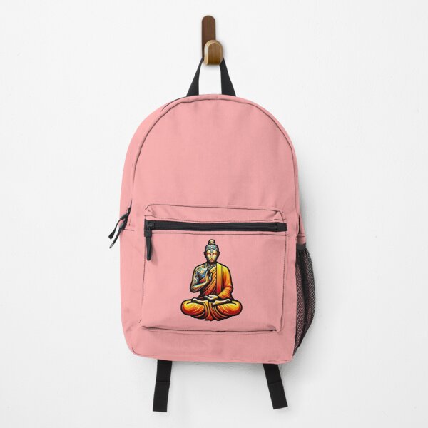 Item preview, Monk in meditation - Creative color illustration designed and sold by AD-Digital-Art.