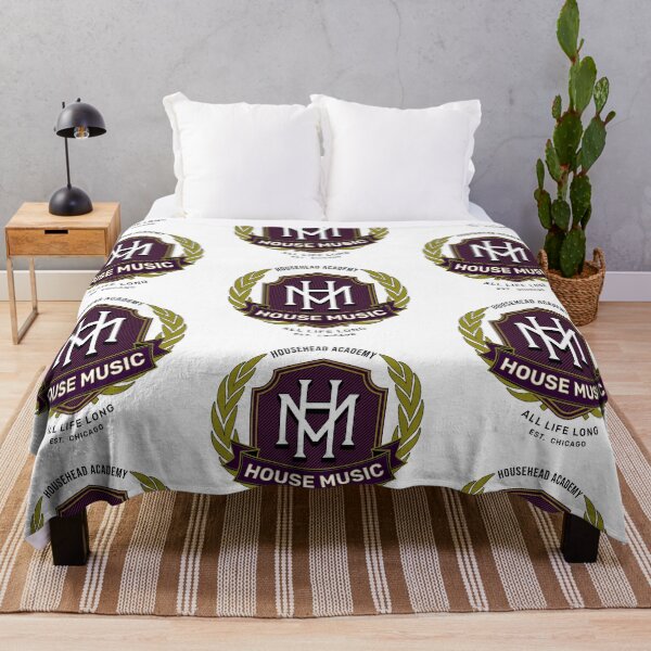 Item preview, HOUSE MUSIC - Househead Academy (black/purple/gold) designed and sold by Discothreadz.