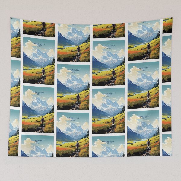 Item preview, Sagarmatha National Park Himalayan Heights designed and sold by NeuralVibe.