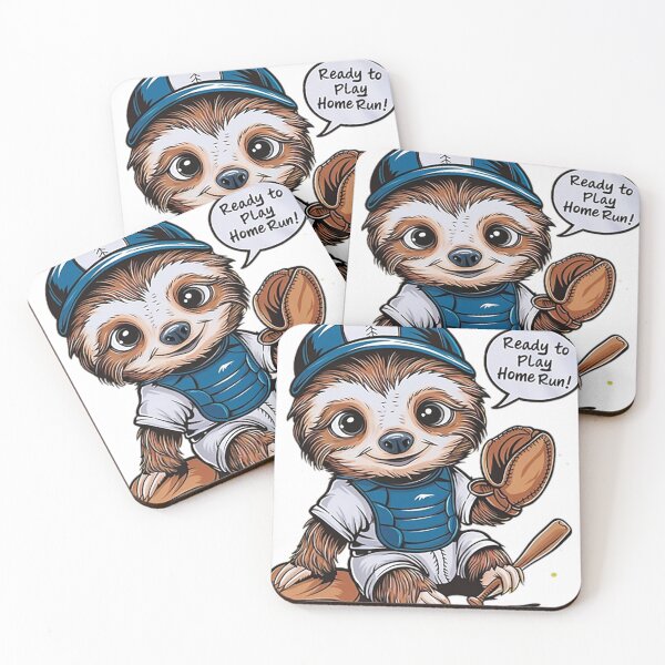 Item preview, Cute Baby Sloth Baseball Player designed and sold by likbatonboot.