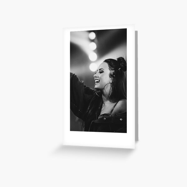 Demi Lovato Greeting Card