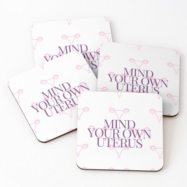 Item preview, Mind Your Own Uterus Dark Pink designed and sold by FireSisters.
