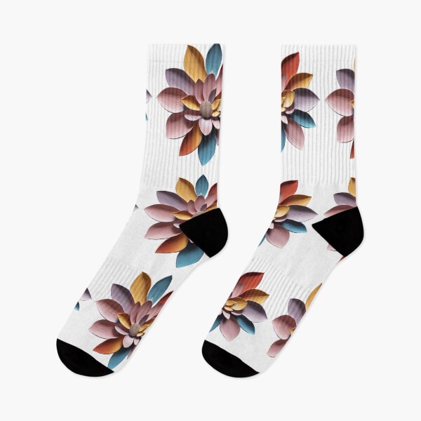 Item preview, Rainbow flower watercolor floral pattern designed and sold by AKRE R.
