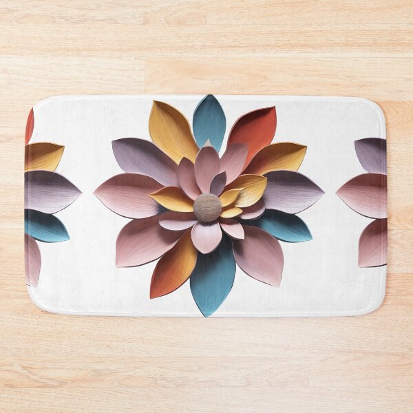 Item preview, Rainbow flower watercolor floral pattern designed and sold by AKRE R.