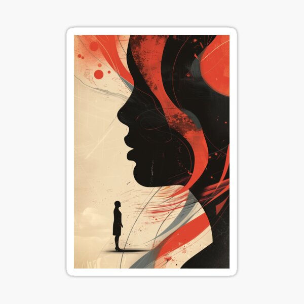 Item preview, Feminist Silhouette: Minimalist Empowerment Ar designed and sold by Mulakart.
