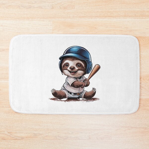 Item preview, Cute Baby Sloth Baseball Player designed and sold by likbatonboot.