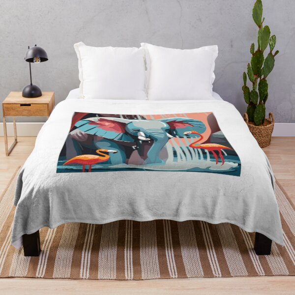 Item preview, Flamingo and Elephant, water fun designed and sold by Knautschibert.