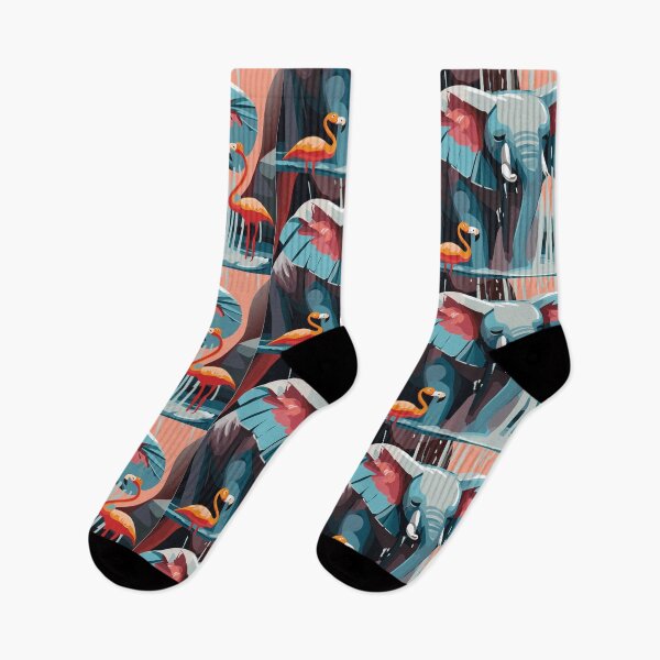 Item preview, Flamingo and Elephant, water fun designed and sold by Knautschibert.