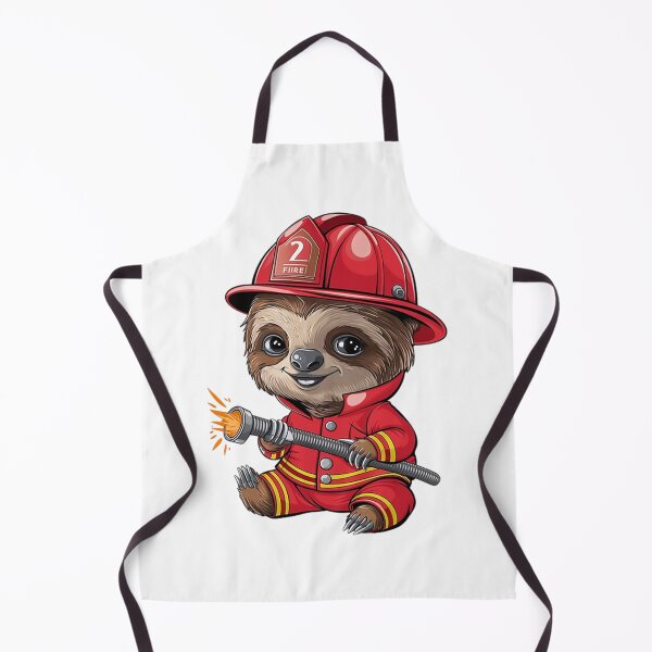 Item preview, Cute Baby Sloth Fireman designed and sold by likbatonboot.