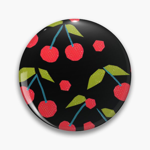 Item preview, Cherry Border Risograph Print designed and sold by KokoroCreations.